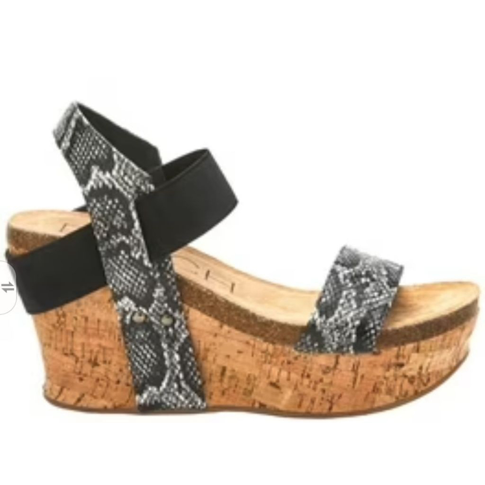 Pierre Dumas Hester-1 Wedge Sandal Size 10